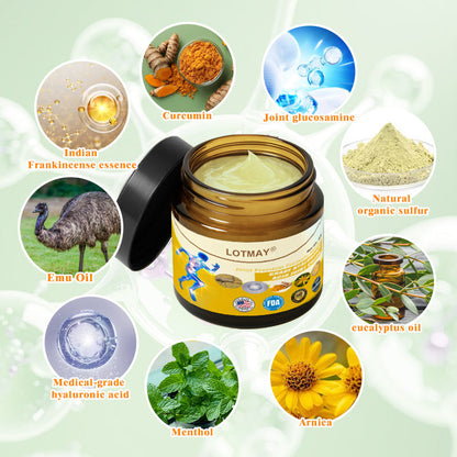 LOTMAY® Joint Freedom Formula Cream – 9-in-1 Natural Formula (FDA-Certified & Recommended) Free Shipping