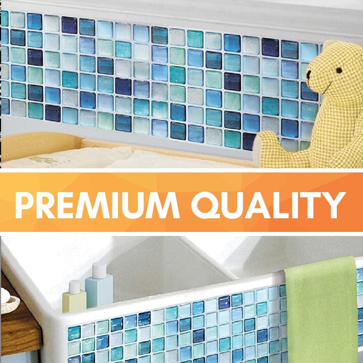 Hermsa™ 3D Waterproof Wall Tile Stickers