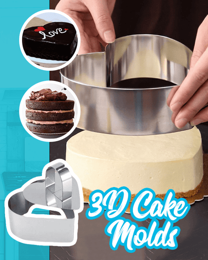 Hermsa™ DIY 3D Round Cake Mold Set