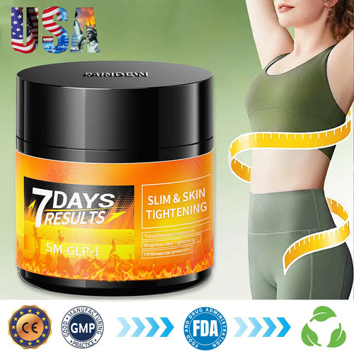 [Free Shipping]🔔RAINDEW®  SM-GLP-1 Slim & Skin Tightening Nano Cream（Painless, long-lasting, addressing diabetes, obesity, and cardiovascular diseases）💚
