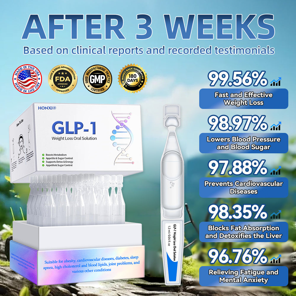 Lose Weight & Improve Health in 7 Days — Honxi® GLP-1 Oral Solution