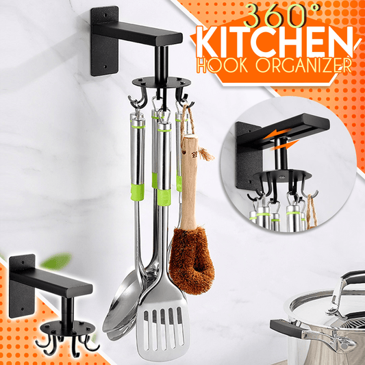 Hermsa™ 360° Kitchen Hook Organizer