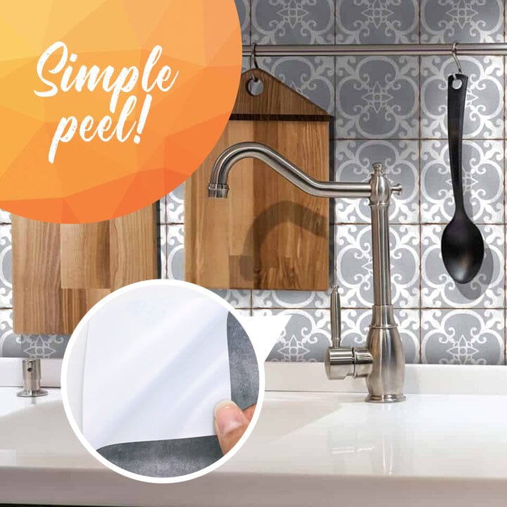 Hermsa™ 3D Waterproof Wall Tile Stickers