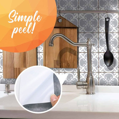 Hermsa™ 3D Waterproof Wall Tile Stickers