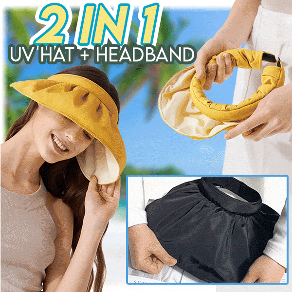 Hermsa™ 2-Way Sun Hat Hair Band