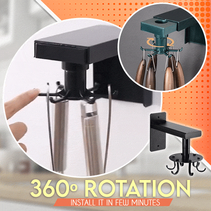 Hermsa™ 360° Kitchen Hook Organizer