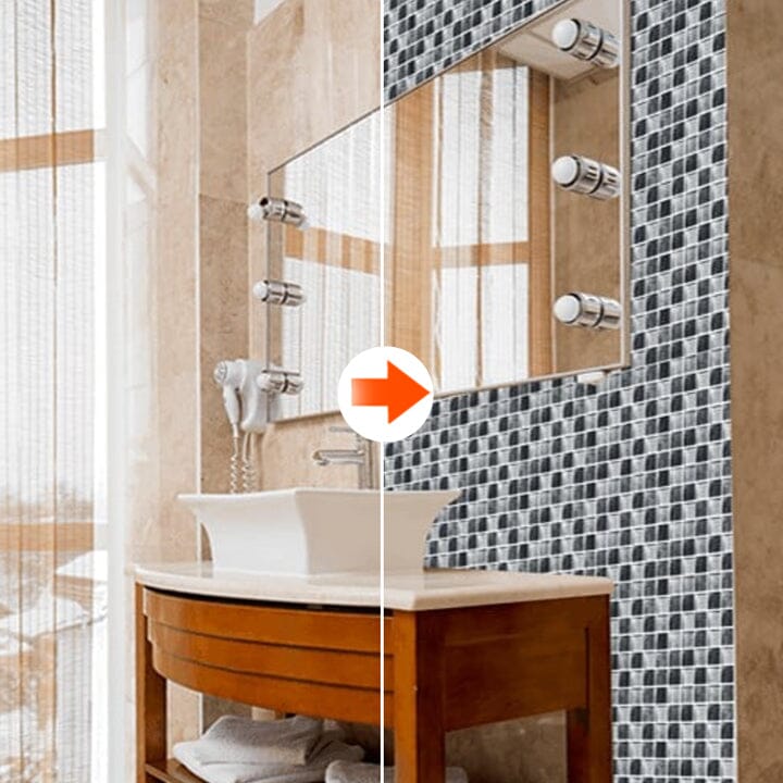Hermsa™ 3D Waterproof Wall Tile Stickers