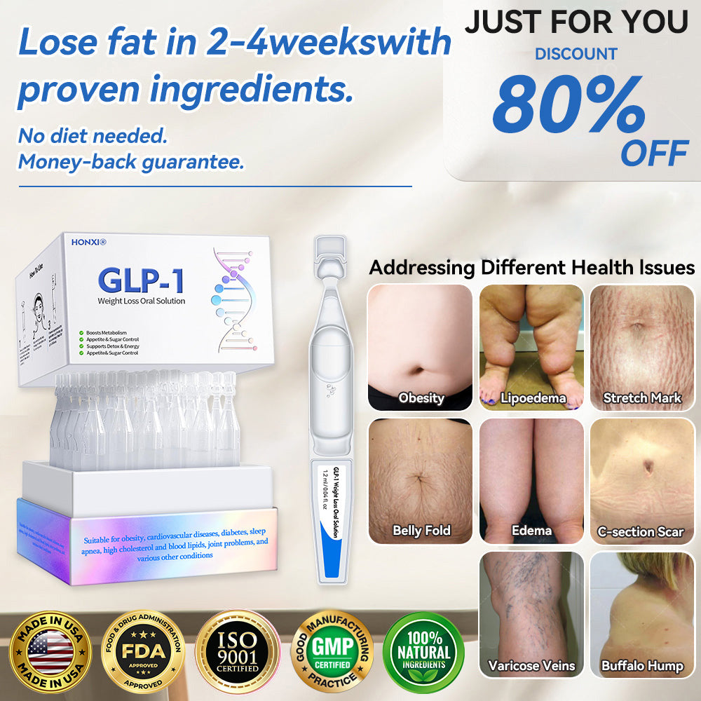 Lose Weight & Improve Health in 7 Days — Honxi® GLP-1 Oral Solution
