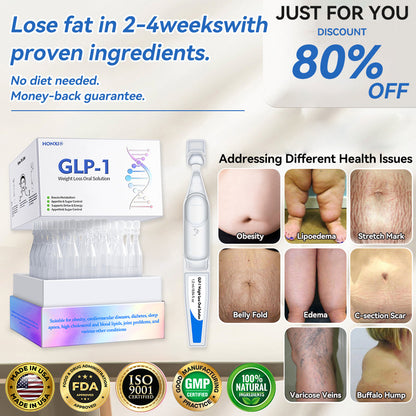 Lose Weight & Improve Health in 7 Days — Honxi® GLP-1 Oral Solution