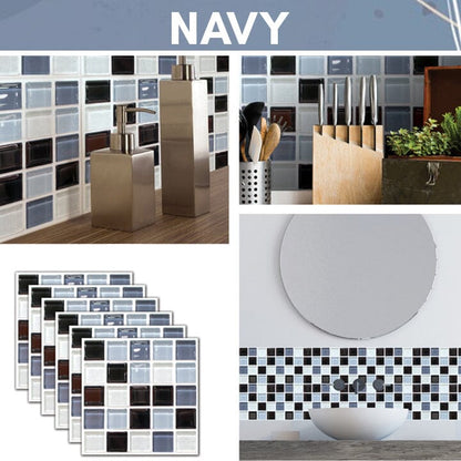 Hermsa™ 3D Waterproof Wall Tile Stickers