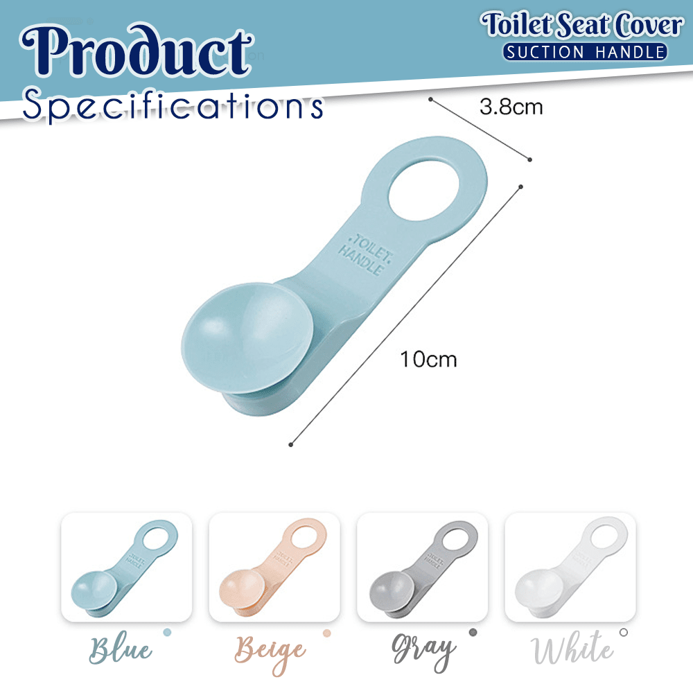 Hermsa™ Toilet Seat Cover Suction Handle (2-pcs Set)