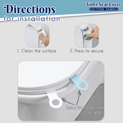 Hermsa™ Toilet Seat Cover Suction Handle (2-pcs Set)