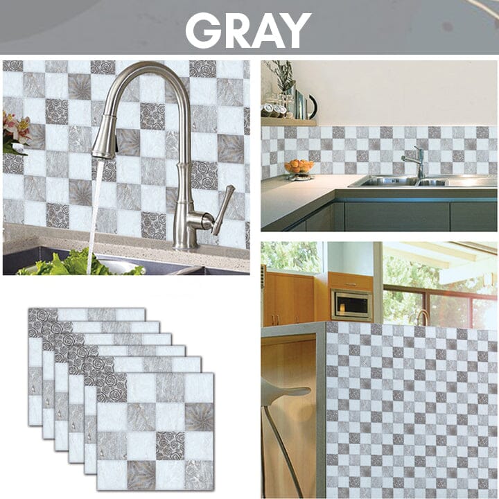 Hermsa™ 3D Waterproof Wall Tile Stickers