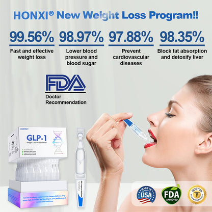 Lose Weight & Improve Health in 7 Days — Honxi® GLP-1 Oral Solution