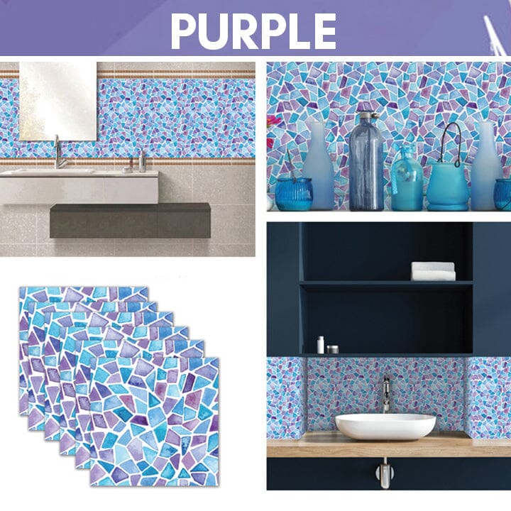 Hermsa™ 3D Waterproof Wall Tile Stickers