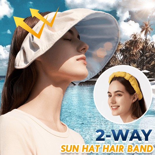 Hermsa™ 2-Way Sun Hat Hair Band