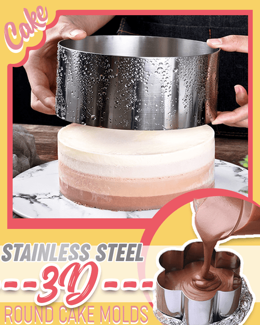 Hermsa™ DIY 3D Round Cake Mold Set