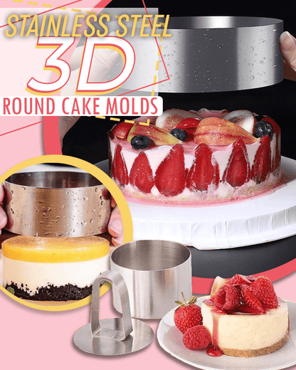 Hermsa™ DIY 3D Round Cake Mold Set